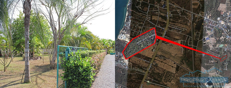 House with land for sale in Na Jomtien, Sattahip, Chonburi, Thailand. Located in Baan Nong Jub Tao. ที่ดิน  สำหรับขาย