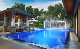 Dusit Pattaya Hill , บ้านในบ้านอำเภอ, นาจอมเทียน