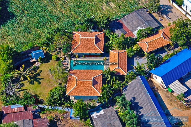 Luxury house for sale in Bang Saray beach side with private pool บ้าน  สำหรับขาย