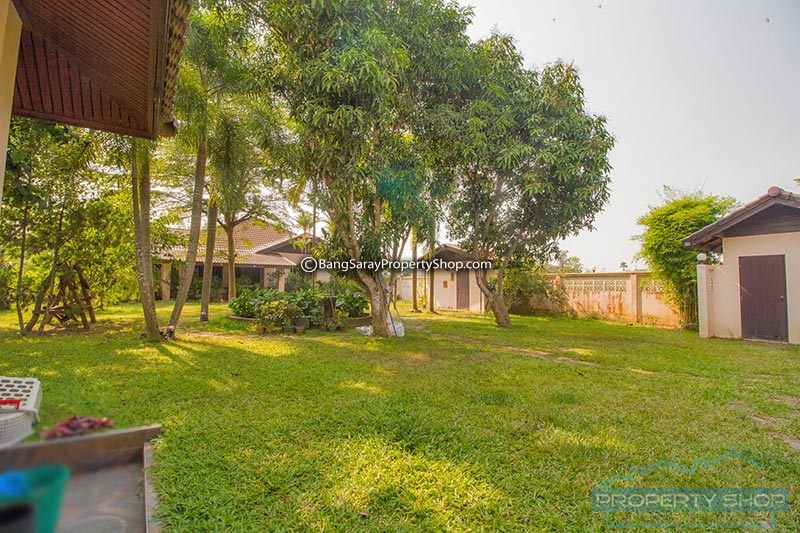 House with land for sale in Na Jomtien, Sattahip, Chonburi, Thailand. Located in Baan Nong Jub Tao. ที่ดิน  สำหรับขาย