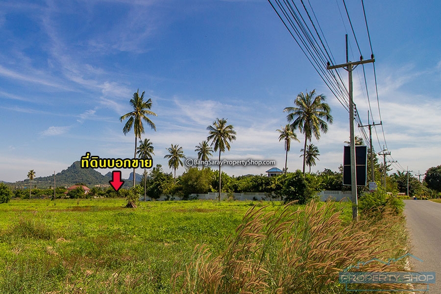 Value Priced Bang Saray Land for Sale. near Huay Tuu Lake ที่ดิน  สำหรับขาย