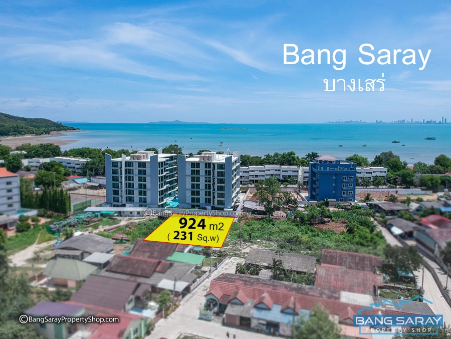 Ocean side Land for Sale in Bang Saray ที่ดิน  สำหรับขาย