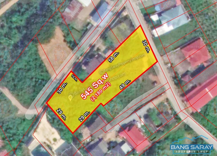 Land for Sale in Beach side Bang Saray ที่ดิน  สำหรับขาย