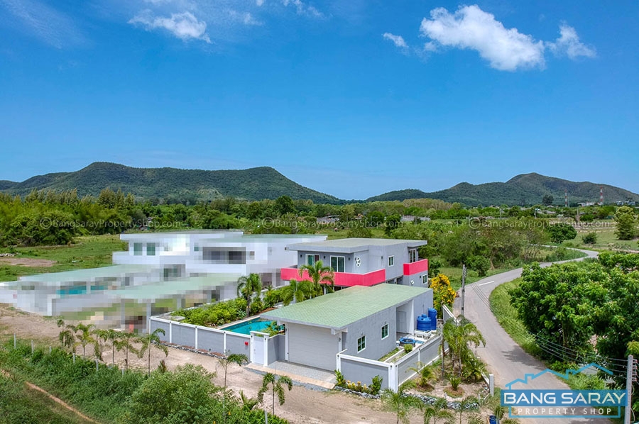 Two storey pool villa for Sale in Oceanside Bang Saray. บ้าน  สำหรับขาย