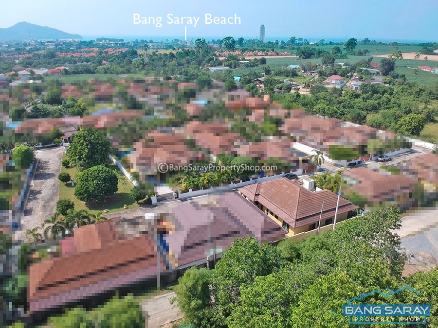 Single story Pool Villa Bali style for Sale in Bang Saray  บ้าน  สำหรับขาย