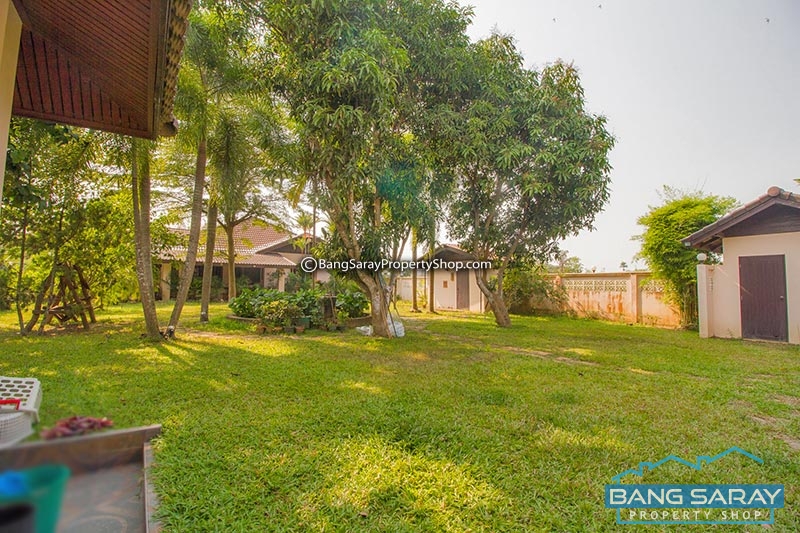 5 Rai of Land with House for Sale in Na Jomtien (soi Silver Lake vineyard) ที่ดิน  สำหรับขาย