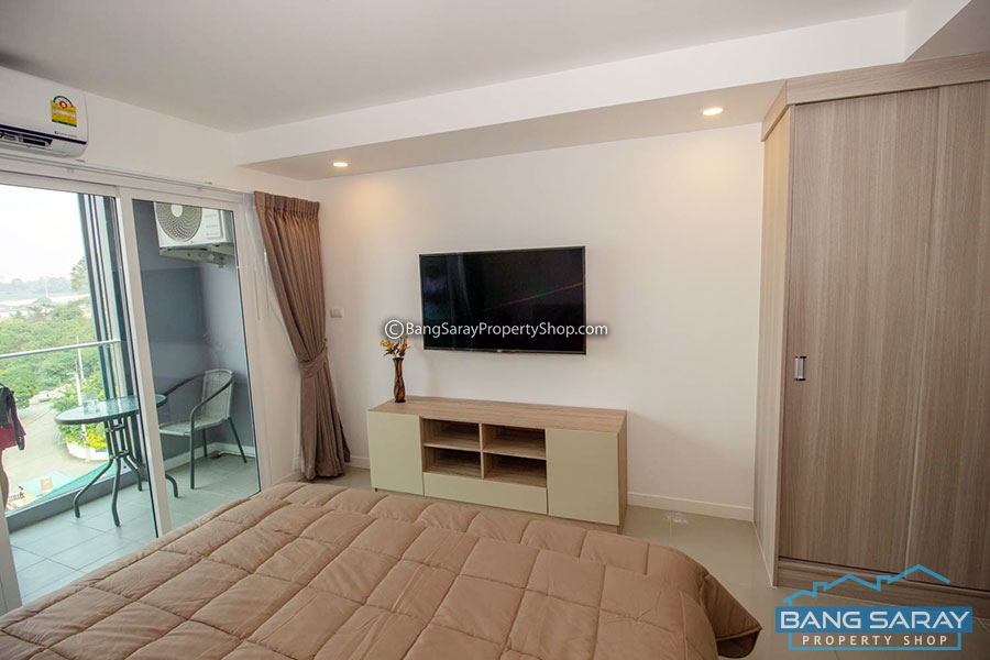 Sea view Condominium with fully furnished for sale in Bang Saray คอนโด  สำหรับขาย