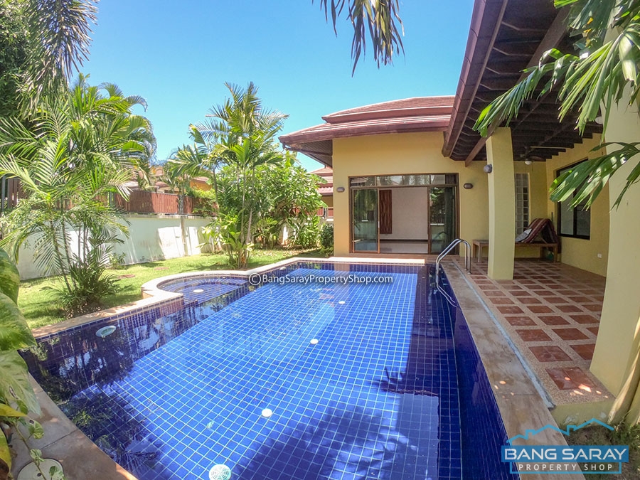 Pool villa Bali style for Sale, close to Bang Saray Beach บ้าน  สำหรับขาย