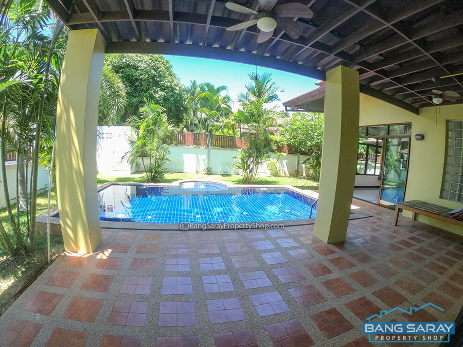 Pool villa Bali style for Sale, close to Bang Saray Beach บ้าน  สำหรับขาย