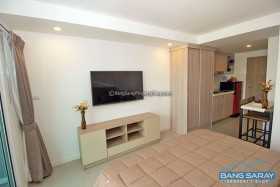Sea View Condominium With Fully Furnished For Sale In Bang Saray - สตูดิโอ ห้องนอนคอนโดสำหรับขายในบางเสร่, นาจอมเทียน