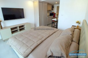 Sea View Condominium With Fully Furnished For Sale In Bang Saray - สตูดิโอ ห้องนอนคอนโดสำหรับขายในบางเสร่, นาจอมเทียน