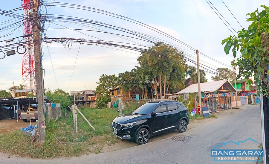 Land for Sale in Bang Saray Beachside, only 700m. to the beach ที่ดิน  สำหรับขาย