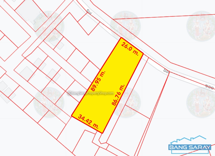 Bang Saray Land for Sale with Stunning Mountain Views ที่ดิน  สำหรับขาย