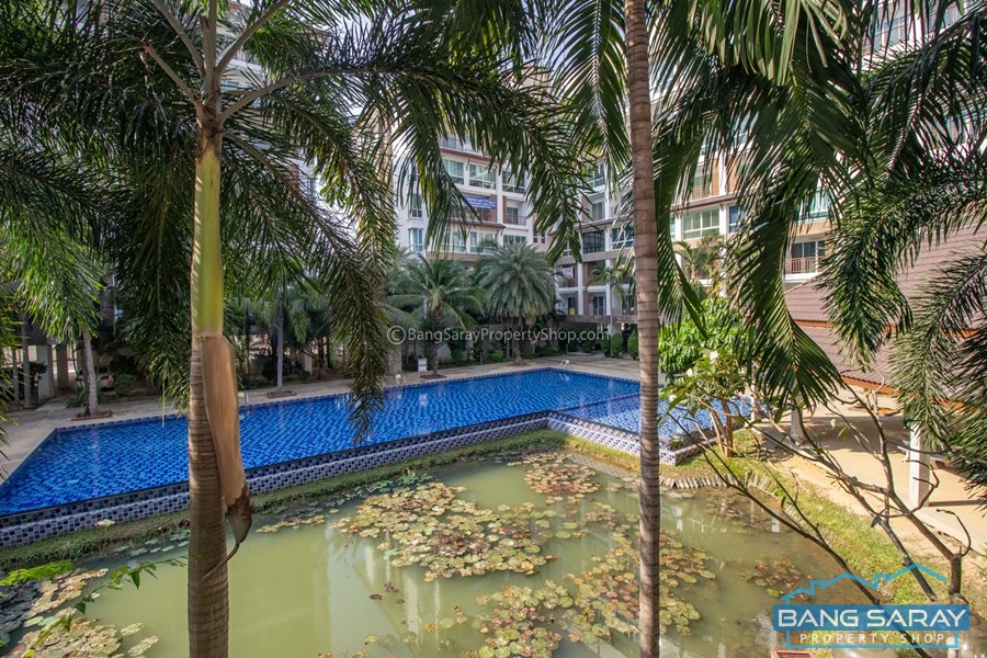 Studio Codo for Sale in Bang Saray, with Pool view. คอนโด  สำหรับขาย