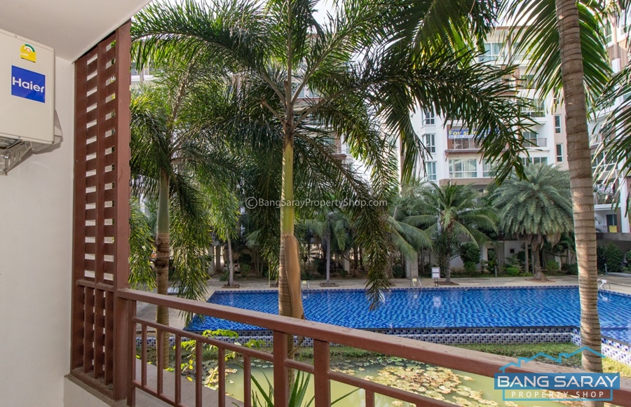 Studio Codo for Sale in Bang Saray, with Pool view. คอนโด  สำหรับขาย