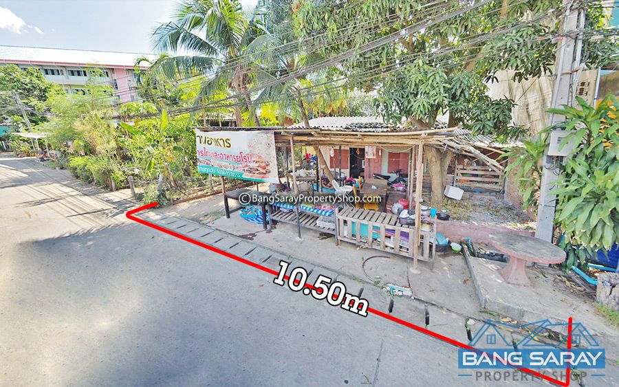 Land for Sale in Bang Saray Beachside, City center. ที่ดิน  สำหรับขาย