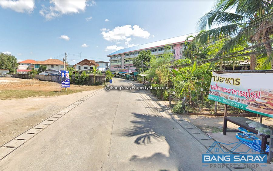 Land for Sale in Bang Saray Beachside, City center. ที่ดิน  สำหรับขาย