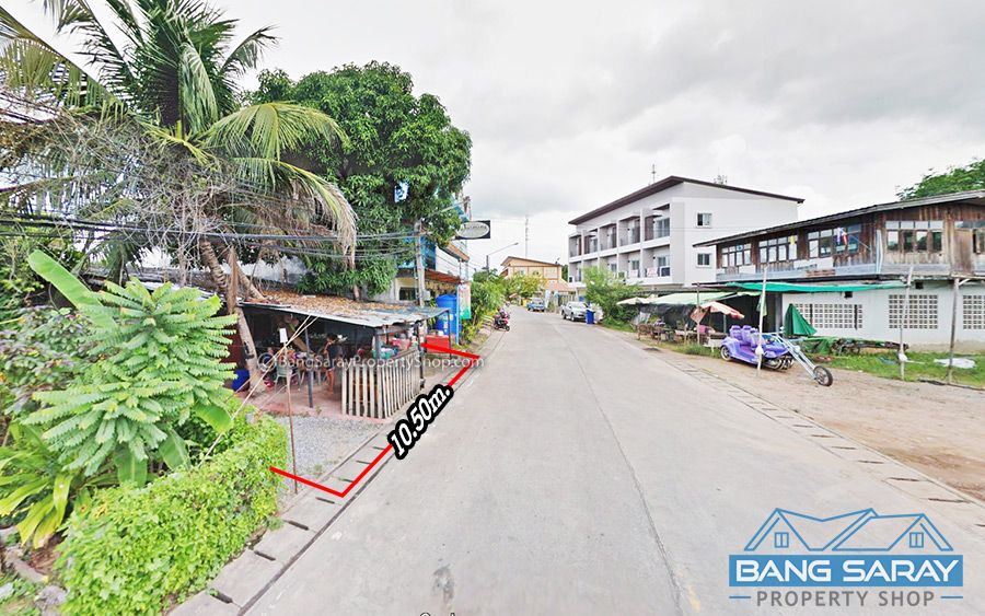 Land for Sale in Bang Saray Beachside, City center. ที่ดิน  สำหรับขาย