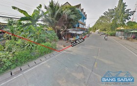 ขายที่ดินฝั่งทะเล ทำเลใจกลางบางเสร่ เหมาะทำค้าขายได้ - ที่ดินสำหรับขายในบางเสร่, นาจอมเทียน