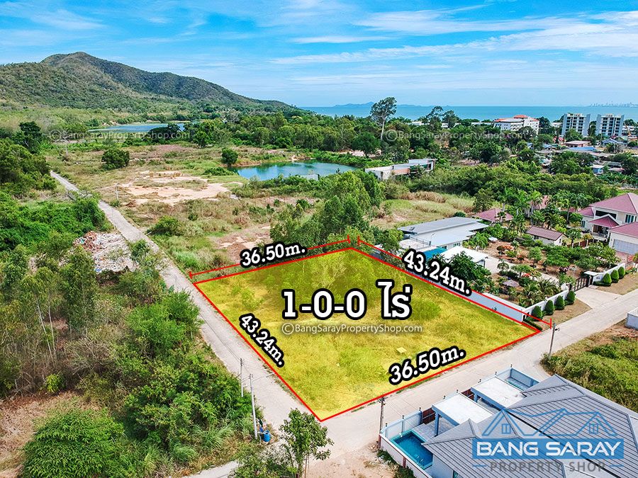 Ocean side Land for Sale in Bang Saray ที่ดิน  สำหรับขาย