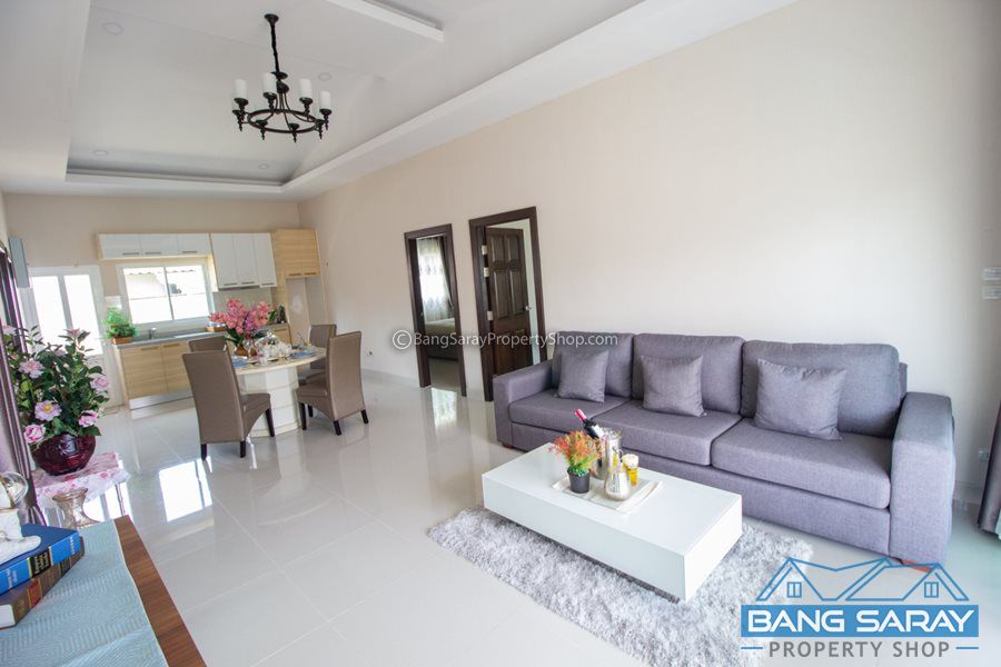 Single Storey Pool Villa for Sale in NaJomtien (Brand new) บ้าน  สำหรับขาย