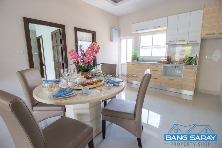 Single Storey Pool Villa for Sale in NaJomtien (Brand new) บ้าน  สำหรับขาย