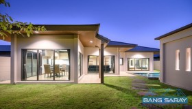 ขายบ้านใหม่ Pool Villa สไตล์รีสอร์ท พร้อมเฟอร์นิเจอร์ - 3 ห้องนอนบ้านสำหรับขายในห้วยใหญ่, นาจอมเทียน