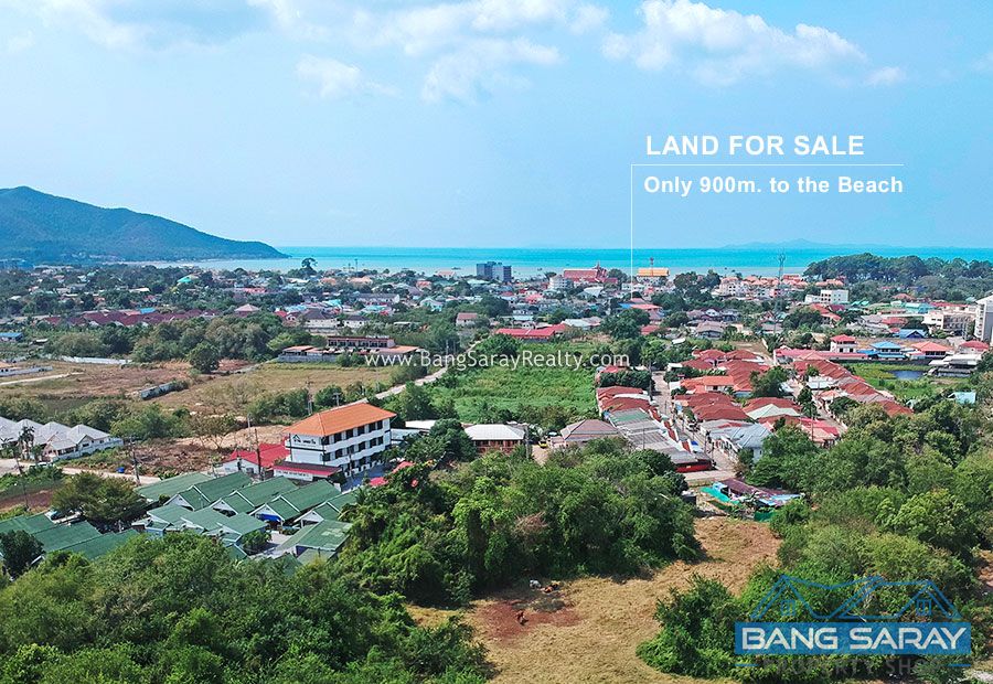  Land for Sale in Bang Saray Beachside ที่ดิน  สำหรับขาย