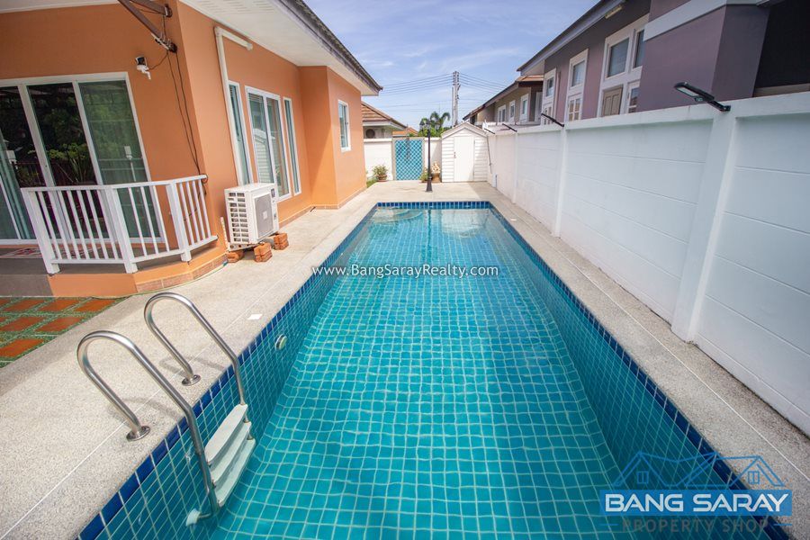 Pool Villa for Sale in Bang Saray Fully furnished plus Electrical Appliances บ้าน  สำหรับขาย