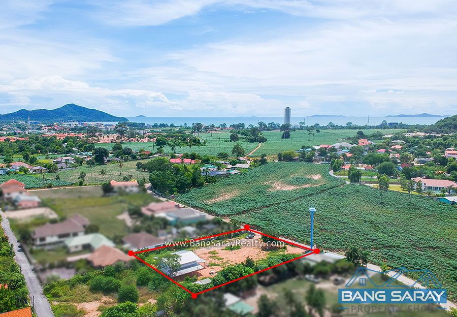 Land for Sale in Bang Saray Only 2.5 km. from the Beach. ที่ดิน  สำหรับขาย