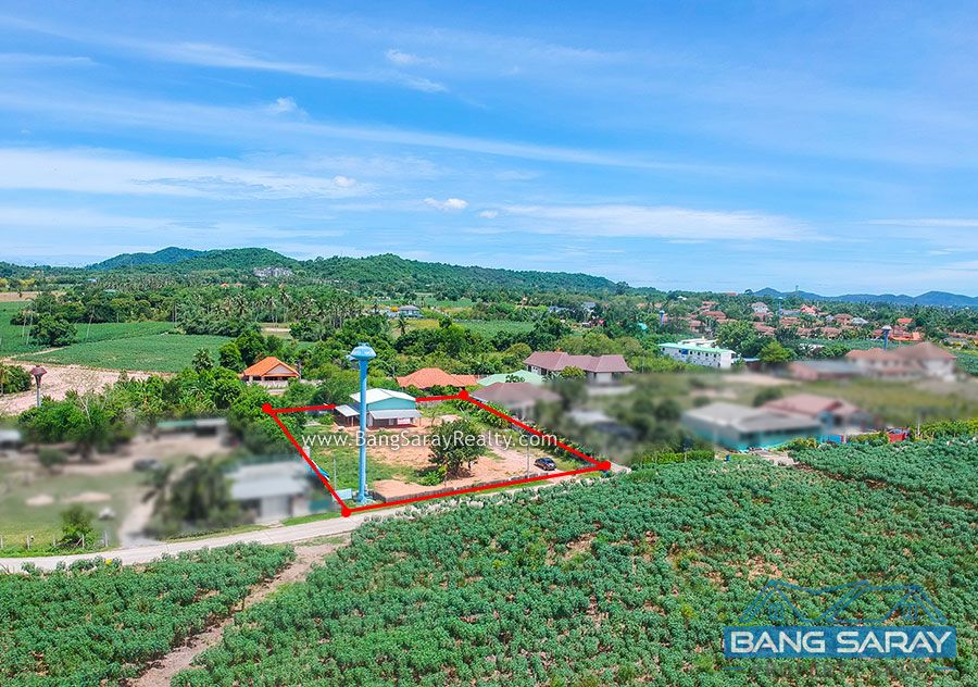 Land for Sale in Bang Saray Only 2.5 km. from the Beach. ที่ดิน  สำหรับขาย