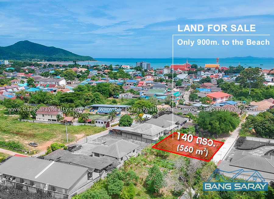  Land for Sale in Bang Saray Beachside ที่ดิน  สำหรับขาย