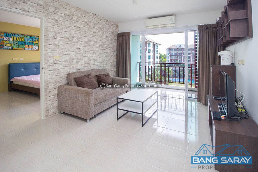 One Bedroom Codo for Sale in Bang Saray, Pool & Lake View คอนโด  สำหรับขาย