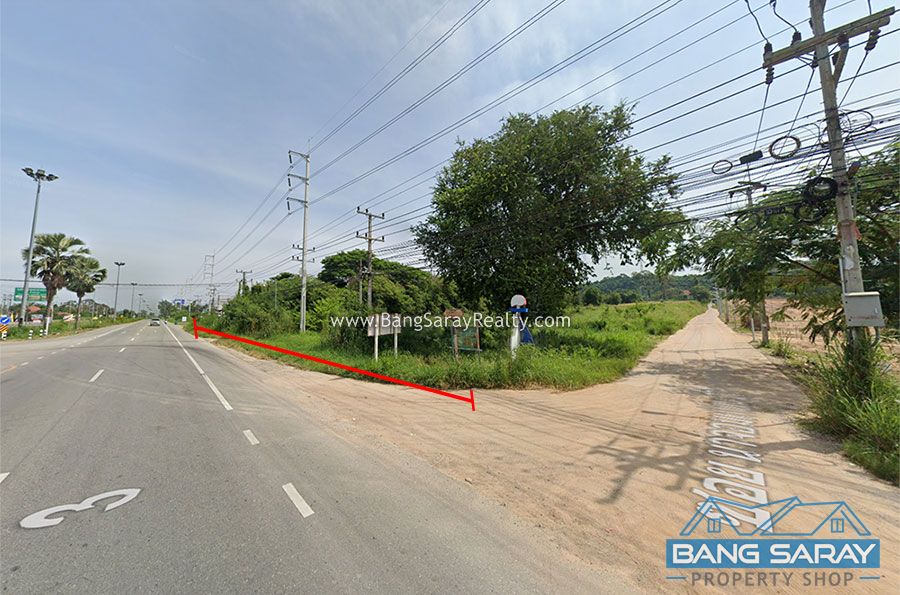 11 Rai of Land for Sale Next to Sukhumvit Road Bang Saray ที่ดิน  สำหรับขาย