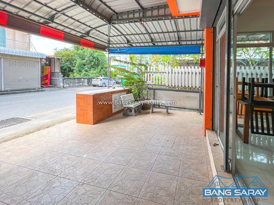 Corner unit Shophouse for Sale in Bang Saray Beachside อาคารพาณิชย์  สำหรับขาย