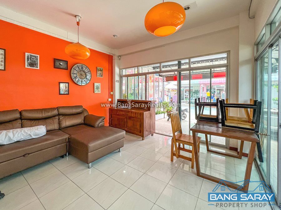 Corner unit Shophouse for Sale in Bang Saray Beachside อาคารพาณิชย์  สำหรับขาย