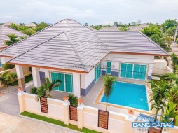 ขายบ้านใหม่ Pool Villa  สระส่วนตัว พร้อมเฟอร์ตกแต่งครบ - 3 ห้องนอนบ้านสำหรับขายในนาจอมเทียน, นาจอมเทียน