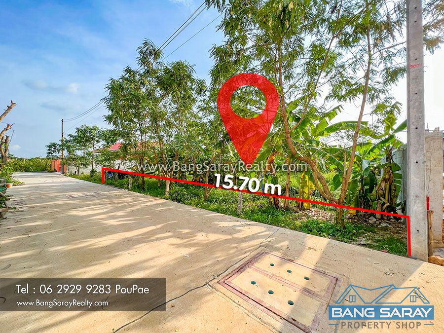 Land for Sale in Oceanside Bang Saray ที่ดิน  สำหรับขาย