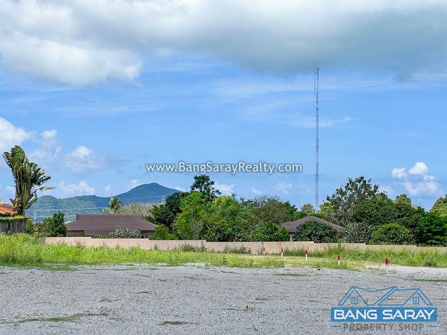 6 Rai of Land for sale, 3Km from Bang Saray Beach ที่ดิน  สำหรับขาย