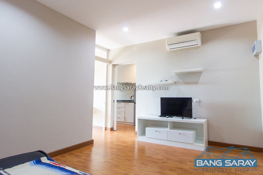 One Bed Condo for Rent in Bang Saray, 250m to Beach คอนโด  สำหรับเช่า