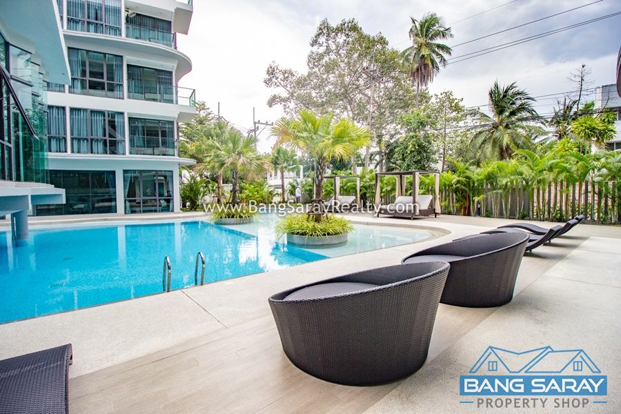 One Bed Condo for Rent, Only 100m. to Beach คอนโด  สำหรับเช่า