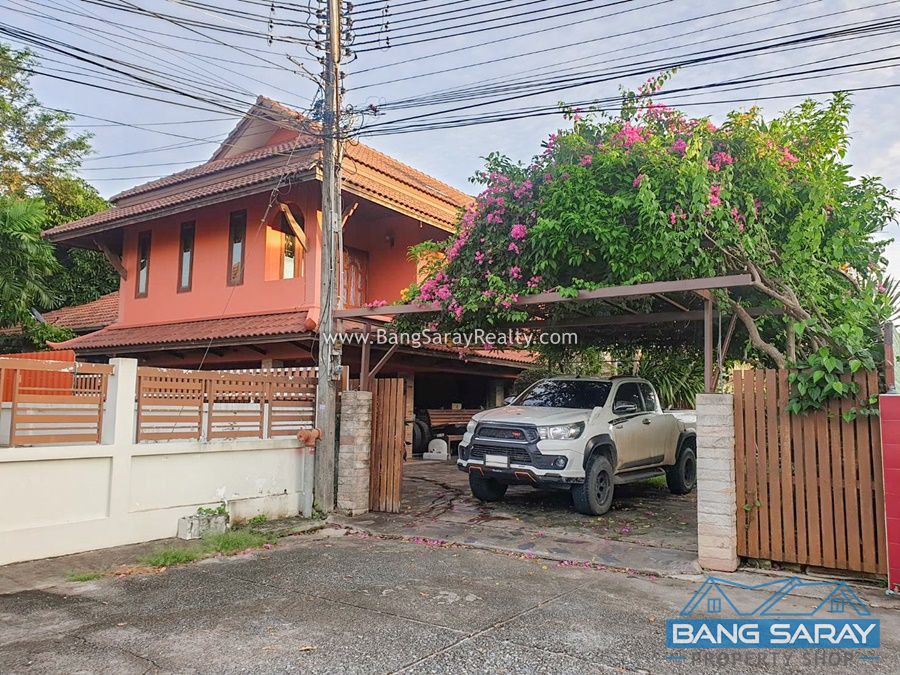 Two Storey house for sale, 400m. from Sukhumvit rd. บ้าน  สำหรับขาย