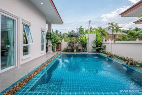 Pool Villa บ้านสวยตกแต่งสไตล์บาหลี พร้อมเฟอร์ - 3 ห้องนอนบ้านสำหรับขายในนาจอมเทียน, นาจอมเทียน