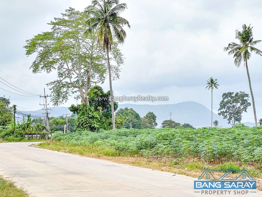 Land for Sale in Bang Saray Only 3 km. to the Beach ที่ดิน  สำหรับขาย