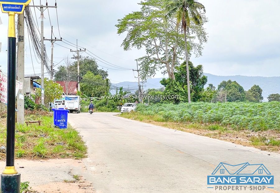 Land for Sale in Bang Saray Only 3 km. to the Beach ที่ดิน  สำหรับขาย