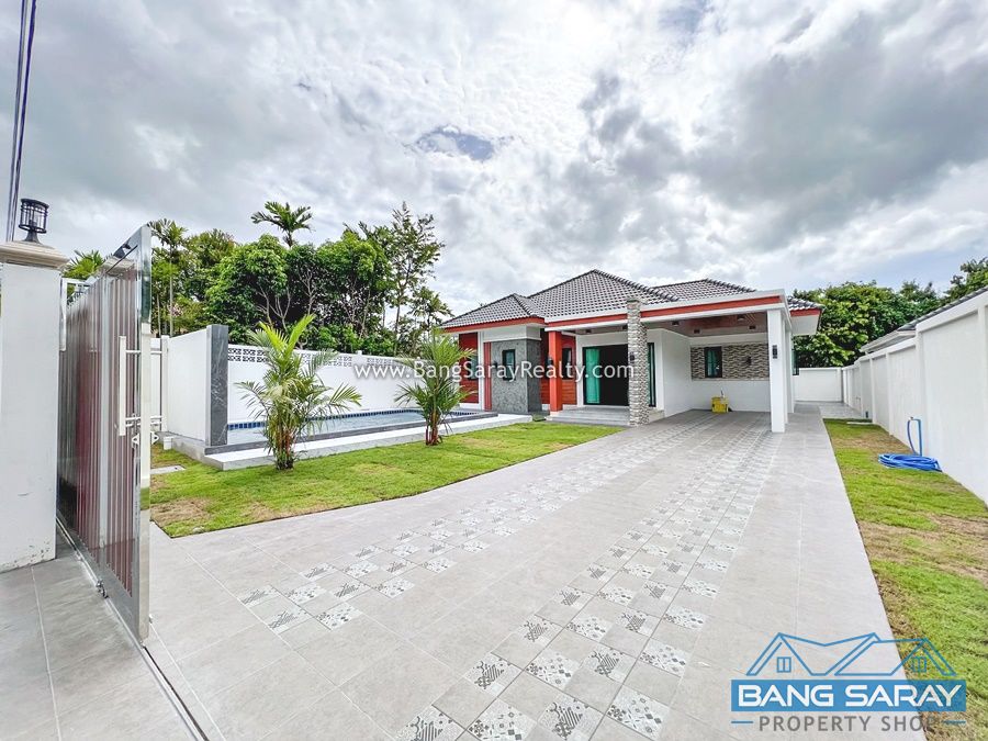  Brand new! Pool Villa for Sale in Bang Saray บ้าน  สำหรับขาย