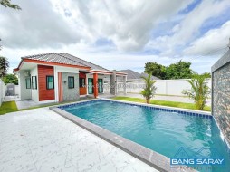 Pool Villa บางเสร่ สร้างใหม่เอี่ยม ไม่มีค่าส่วนกลาง - 3 ห้องนอนบ้านสำหรับขายในบางเสร่, นาจอมเทียน