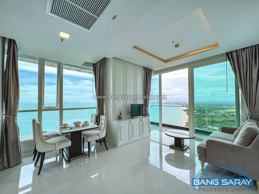 Beach Front Condo for Sale, Corner unit Fl. 33 คอนโด  สำหรับขาย