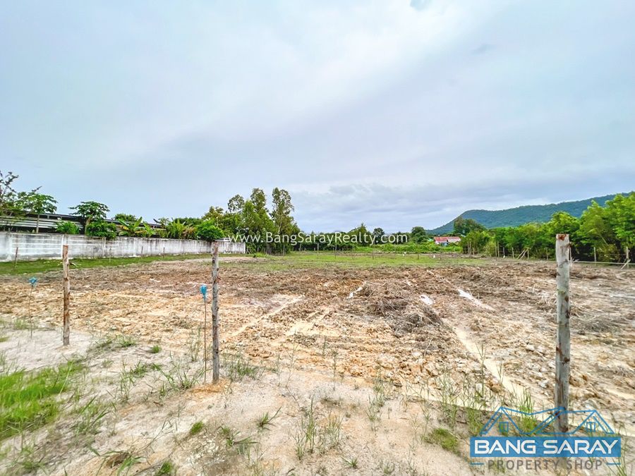 2 Rai of Land for Sale in Bang Saray Beachside, Corner Plot ที่ดิน  สำหรับขาย