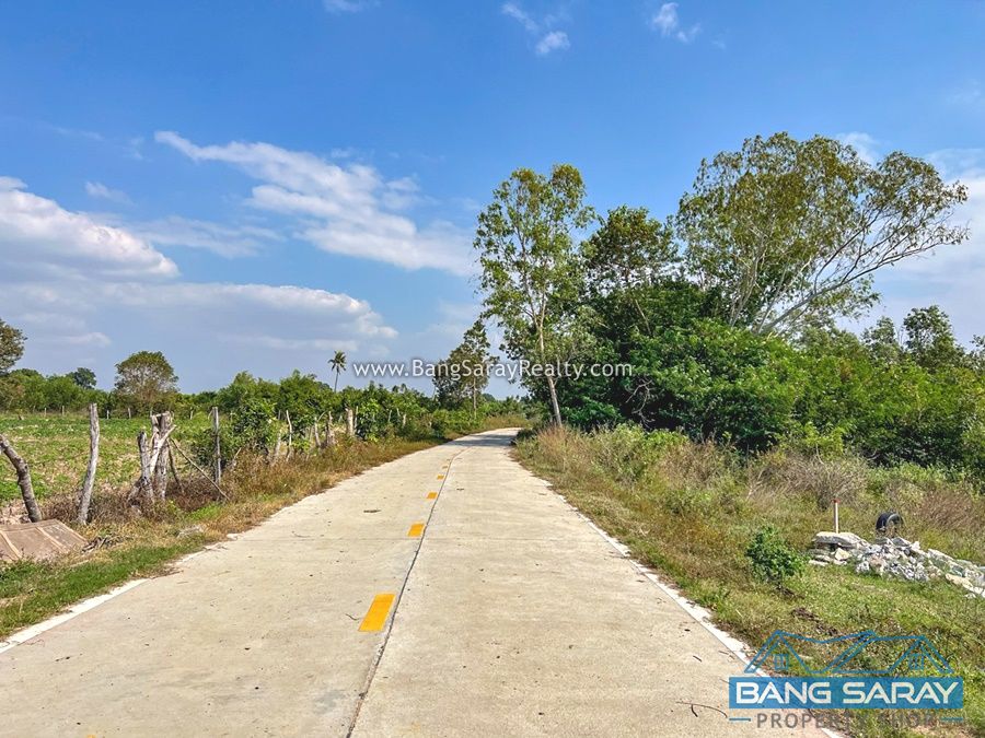 3 Rai 154 Sqw for Sale in Na Jomtien, 400m. from Motorway ที่ดิน  สำหรับขาย